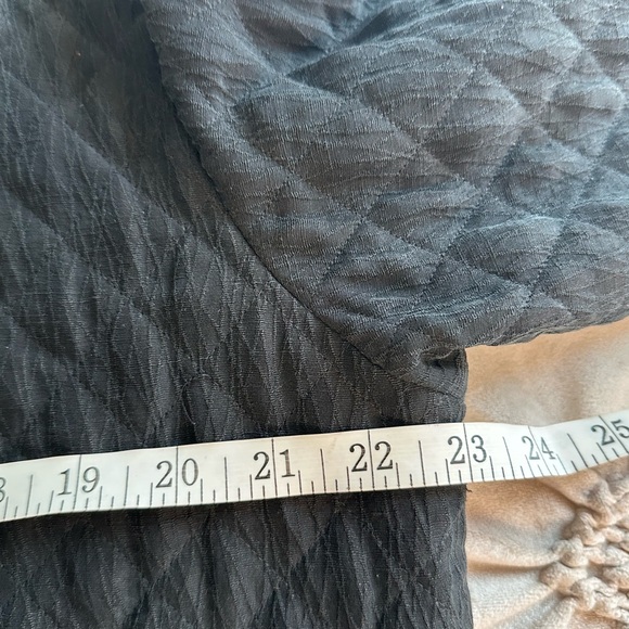 Eileen Fisher Charcoal Black Quilted Jacket - Picture 3 of 7